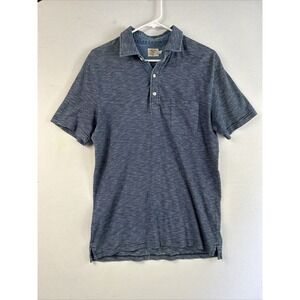 Faherty Striped Polo Shirt Short Sleeve Casual Cotton Blend Mens Size‎ M